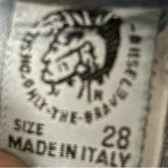 Diesel KULTER Jeans Women’s 28 Low Rise Bootcut Y2K Made in Italy - Picture 2 of 12